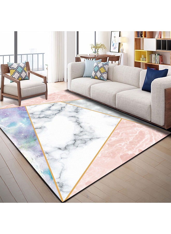 انجل سيتي بساط لغرفة المعيشة بتصميم حبيبات الرخام متعدد الألوان 40X60سم  - Image 1