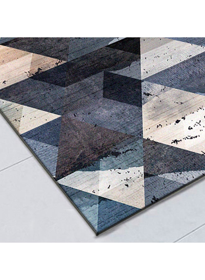 Angel city - 1-Piece Luxurious Modern Geometric Pattern Rectangular Anti-Slip Kitchen Floor Mat Multicolour 40x60cm - Image 1