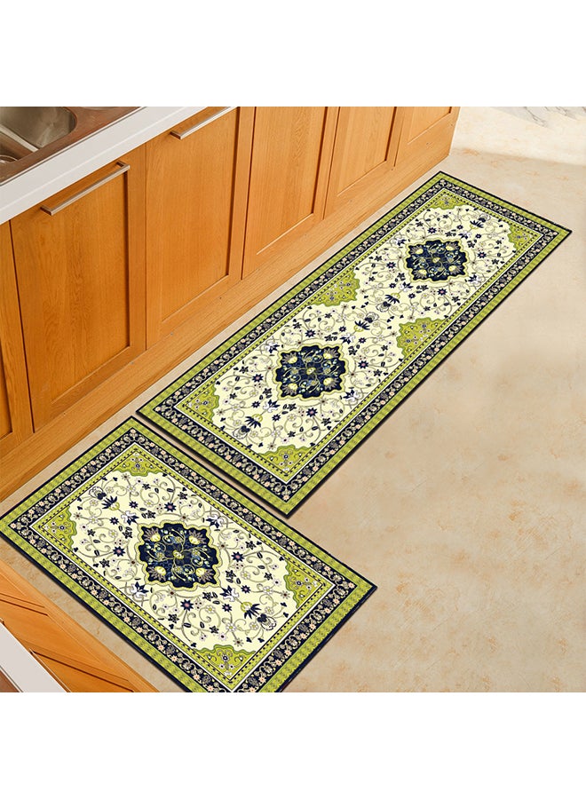 Angel city - European Style Big Flower Kitchen Floor Mat Multicolour 40X60centimeter - Image 1