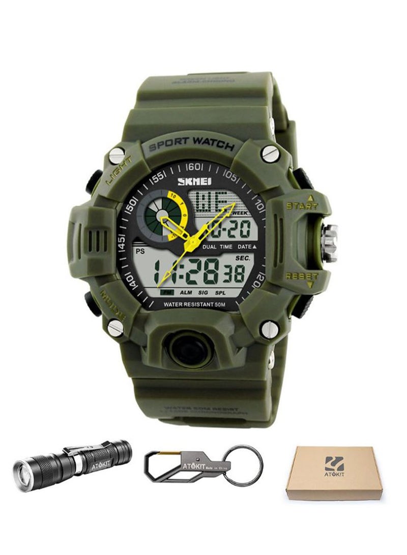 SKMEI - men Water Resistant Analog/Digital Watch 1029 - Image 1