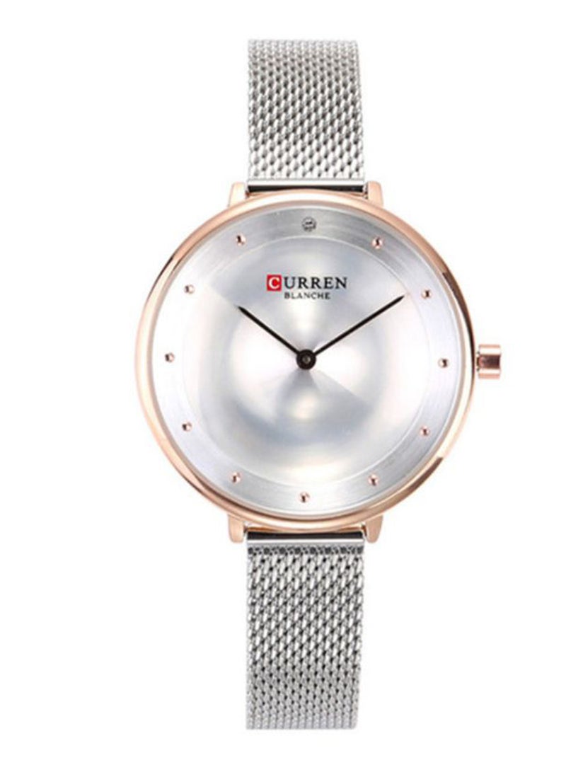 CURREN women Water Resistant Analog Watch 9029 - 30 mm - Silver  - Image 1