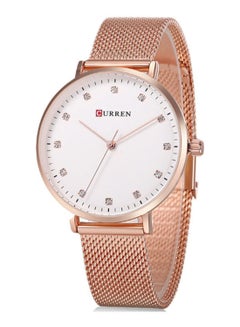 women Metal Analog Watch 9023 - 30 mm - Rose Gold
