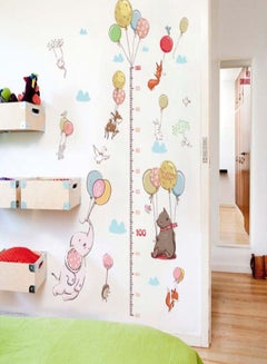 SOWUGI Cartoon Printed Height Measuring Wall Sticker Multicolour 60 x 90centimeter  - Image 2