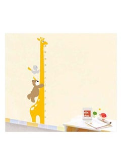 SOWUGI Cartoon Printed Height Measuring PVC Wall Sticker Multicolour 50 x 70centimeter  - Image 1