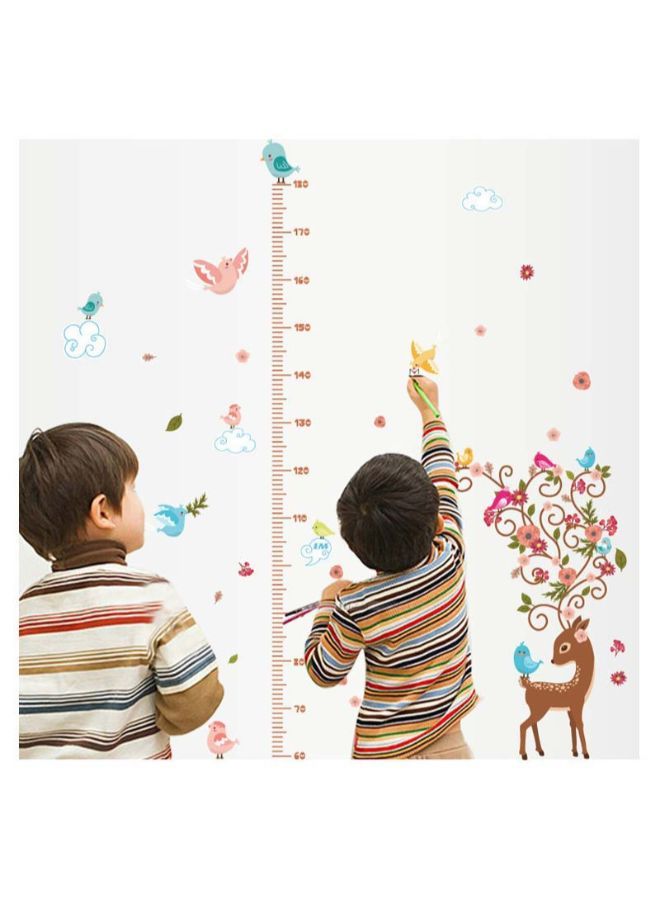 صوجي لاصقة حائط لقياس الطول مطبوعة برسومات كرتونية متعدد الألوان 50 x 70Ø³Ù†ØªÙŠÙ…ØªØ± - Image 2