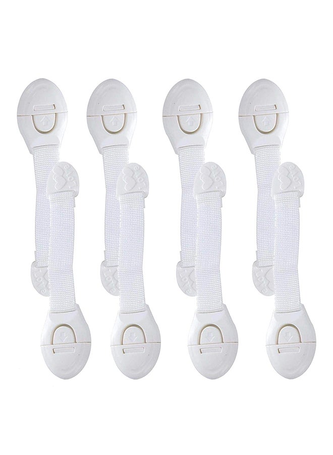 سواتر طقم أقفال سلامة للأطفال للأدراج والباب والخزائن والدولاب والثلاجة من 8 قطع - Image 1