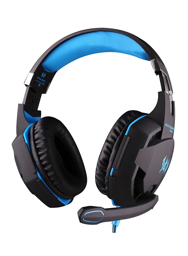 G2000 Over-Ear Gaming Headphones With Mic For PS4/PS5/XOne/XSeries/NSwitch/PC -wired