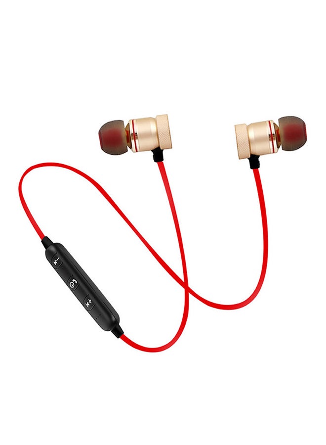Generic Cwxuan Sports Magnetic Bluetooth V4.1 Stereo Earphone With Microphone Red 