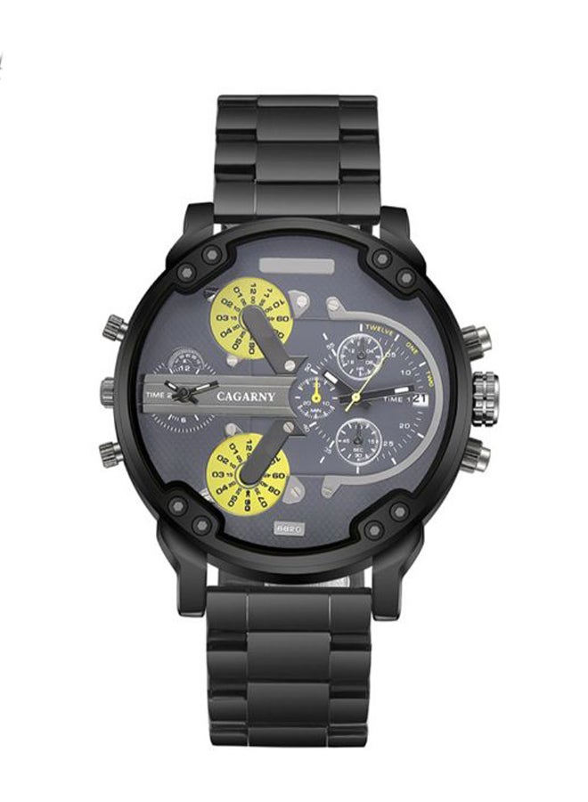 Cagarny Men's Stainless Steel Chronograph Watch J3673 - Image 1