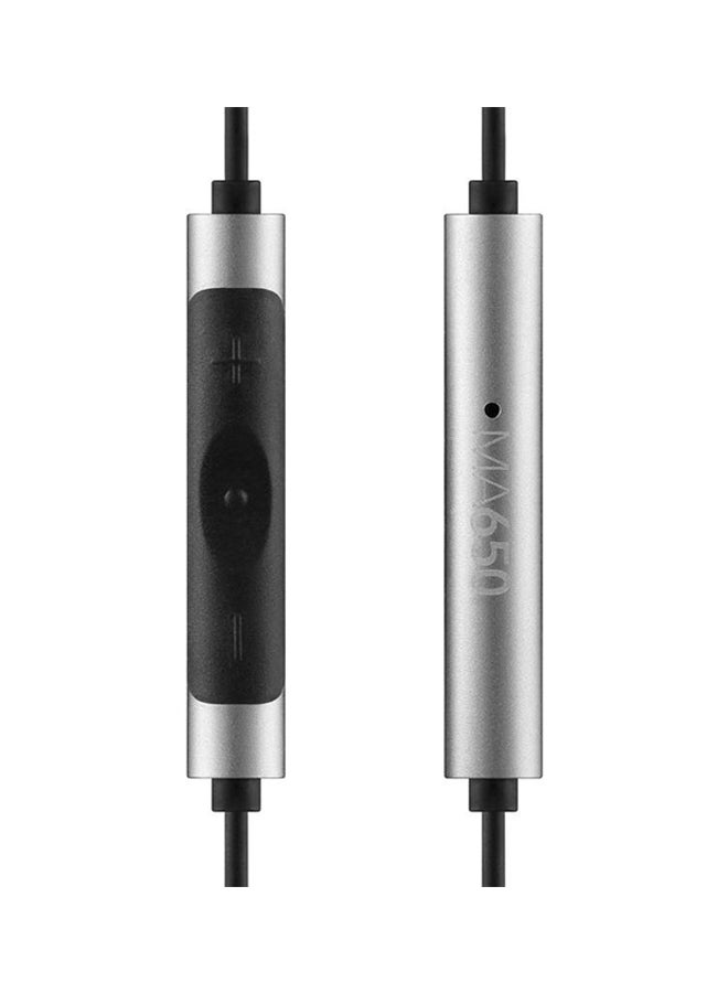 RHA In-Ear Wired Headphone With Mic Black/Grey - Image 2