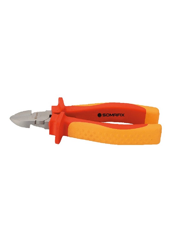 Somafix Insulated Diagonal Cutting Plier Red/Orange 6inch  - Image 1