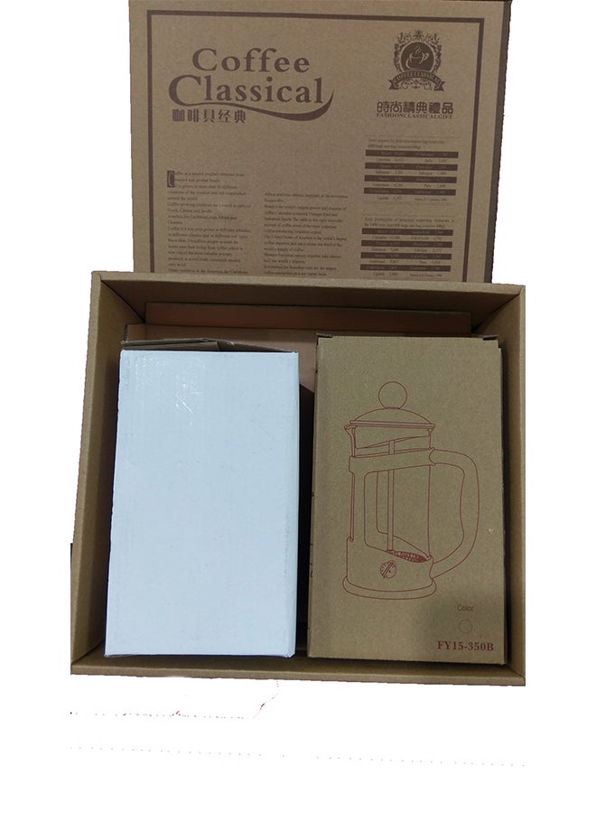 SPROUTS French Press Manual Coffee Grinder Gift Set Black 350ml - Image 2