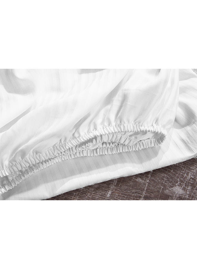 REGAL IN HOUSE Hotel Bed Sheet Cotton White 200x140+30cm  - Image 2
