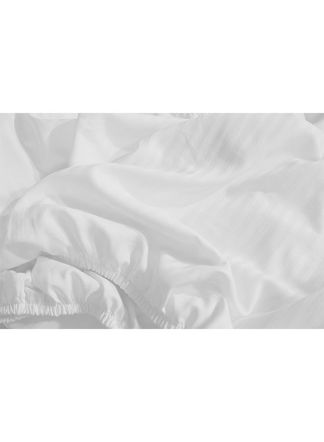 REGAL IN HOUSE Hotel Bed Sheet Cotton White 200x140+30cm  - Image 4