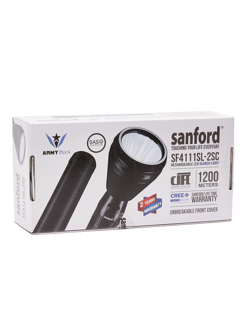 Sanford Rechargeable LED Search Light Black  - Image 4