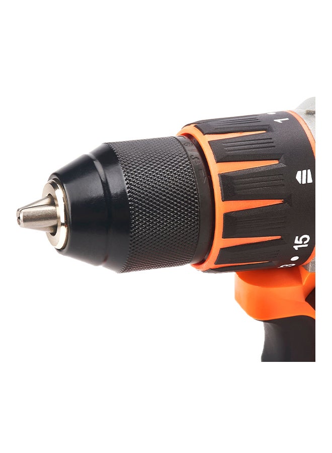 LAWAZIM Cordless Drill With Two 13mm Lithium-Ion Batteries 18V LAWAZIM 01-1505-003 Orange/Black 13mm  - Image 3