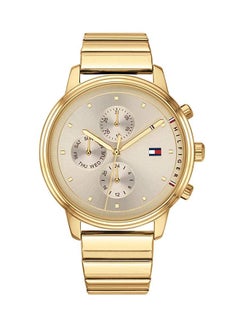 TOMMY HILFIGER Women's Blake Round Shape Stainless Steel Chronograph Wrist Watch 38 mm - Gold - 1781905  - Image 1