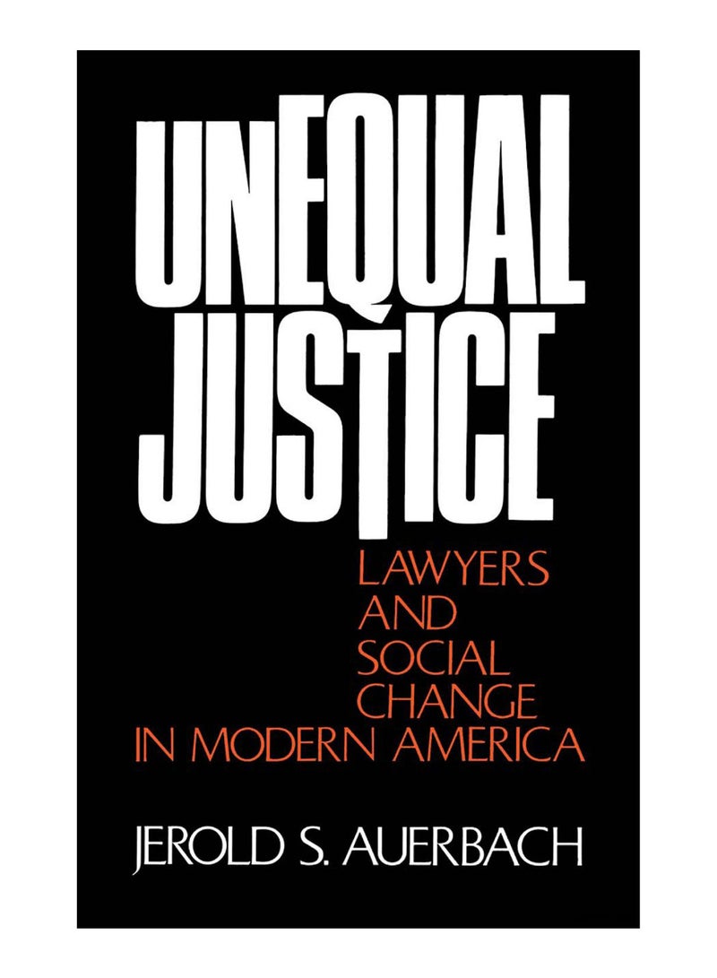 Unequal Justice paperback english - 1-Jan-1976
