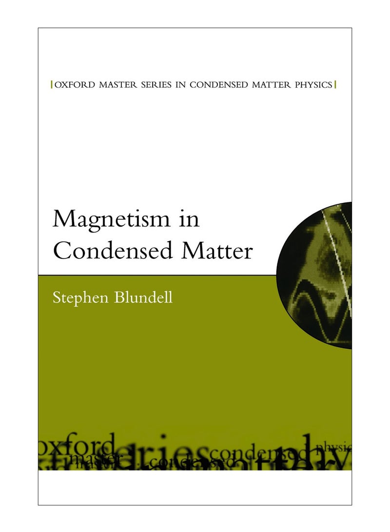 Magnetism In Condensed Matter paperback english - 16-Nov-2000 
