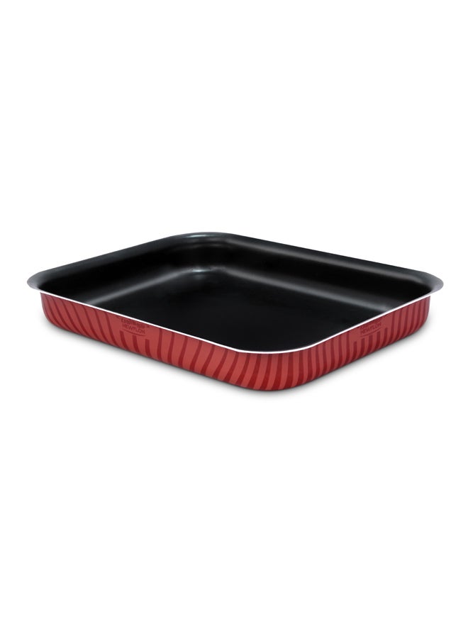 Newflon Rectangular Oven Dish Red/Black 25x19cm