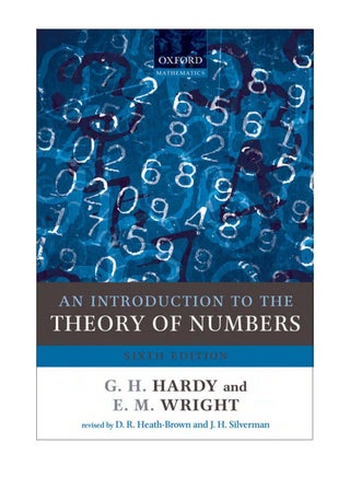 An Introduction To The Theory Of Numbers Paperback English by Godfrey Hardy - 31-Aug-2009 - v1557727538/N23789358A_1