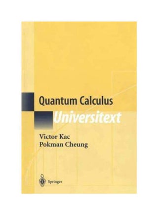 Quantum Calculus paperback english - 1-Dec-2001 - v1557727608/N23789960A_1
