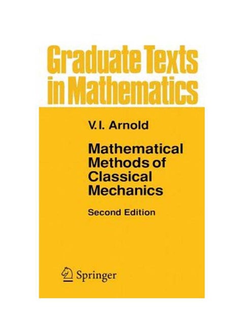 Mathematical Methods Of Classical Mechanics hardcover english - 5-Sep-1997