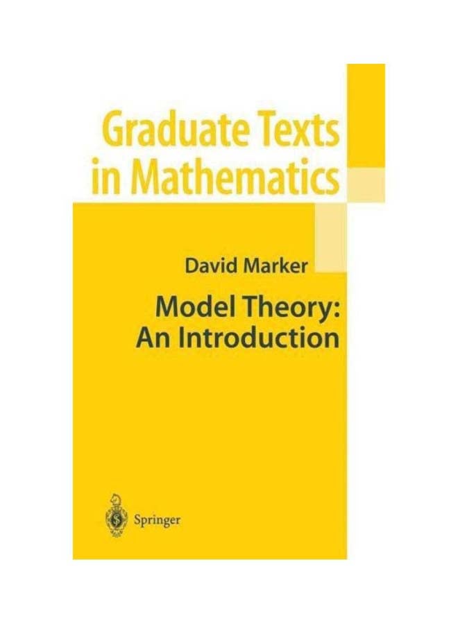 Model Theory hardcover english - 4-Sep-2002 
