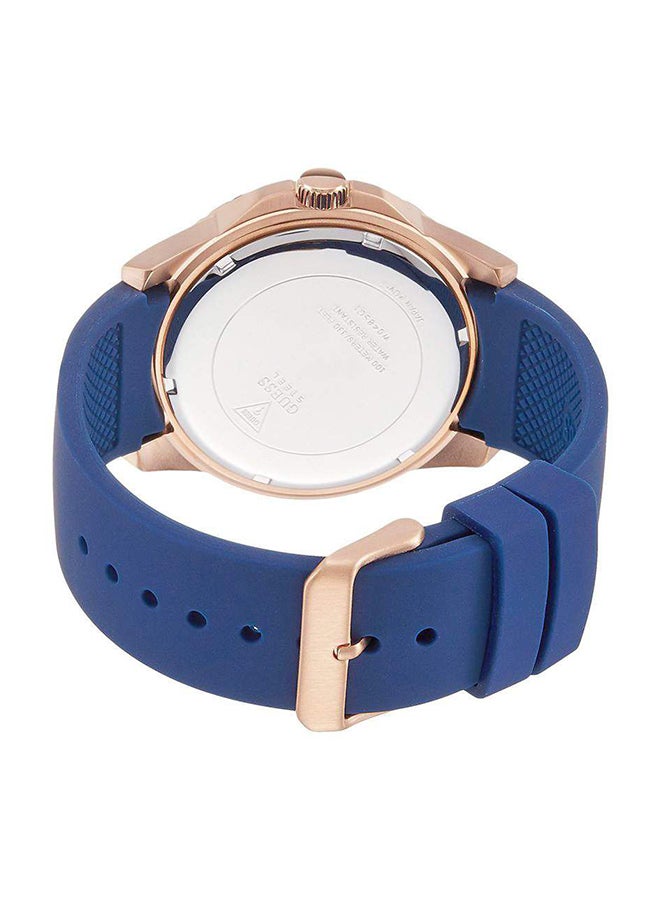 جس ساعة بعقارب وسوار من الستانلس ستيل طراز W0485g1 للرجال - Image 2