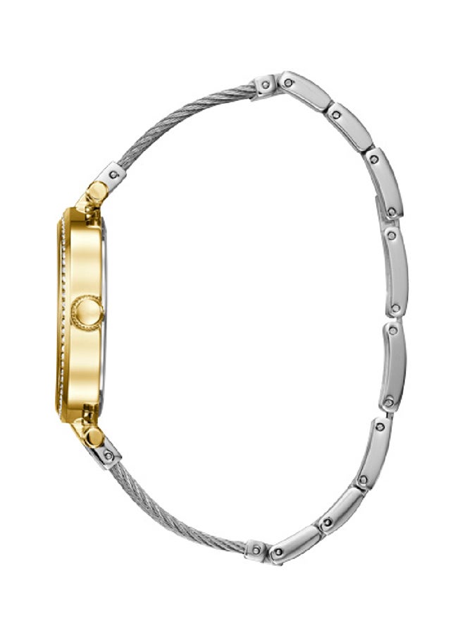 جس ساعة بعقارب وسوار من الإستانلس ستيل طراز W0638l7 women - Image 4