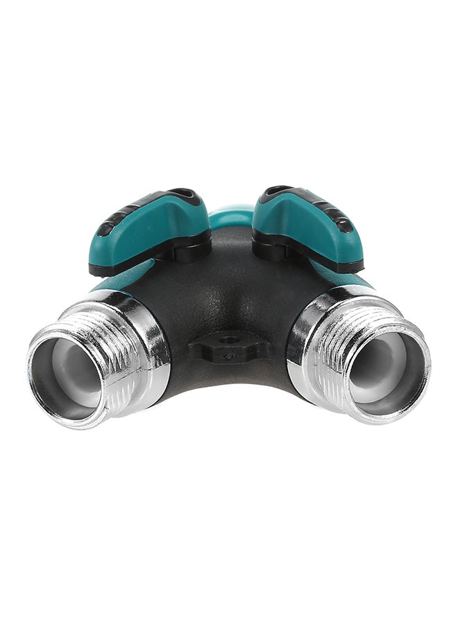 Angel city - Y Valve 2 Ways Hose Garden Tap Hose Splitter Black - Image 1