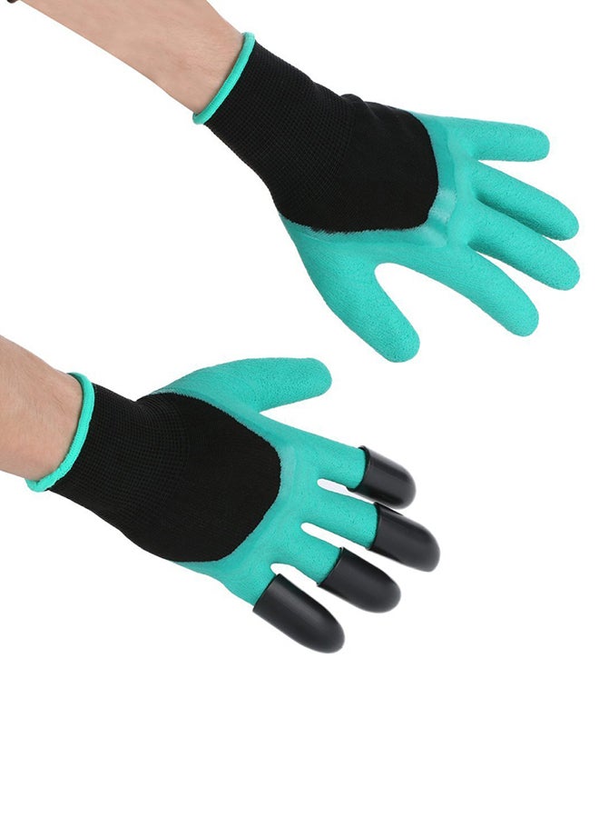 Generic Garden Genie Gloves With Claws Quick And Easy To Dig And Plant Green  - Image 4