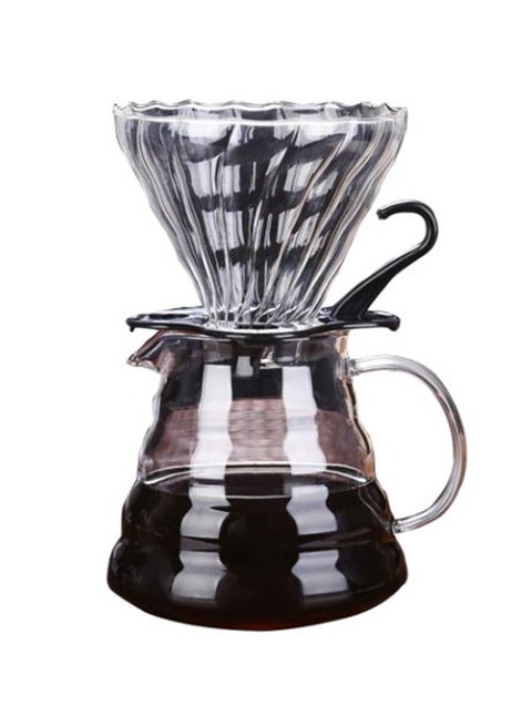 Manual Hand Drip Coffee Maker 400ml G660 Silver