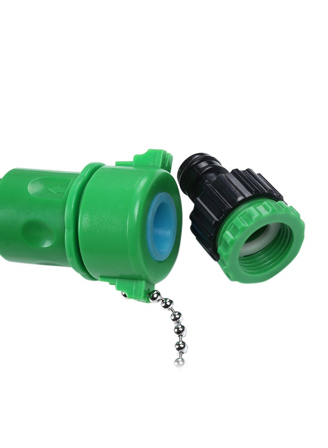 Expandable Garden Hose Water Pipe With 8 Modes Spray Gun Green - Image 3