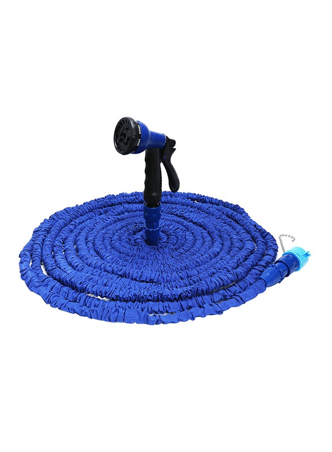 Generic - Expandable Garden Hose Water Pipe With 8 Modes Spray Gun Blue - Image 1