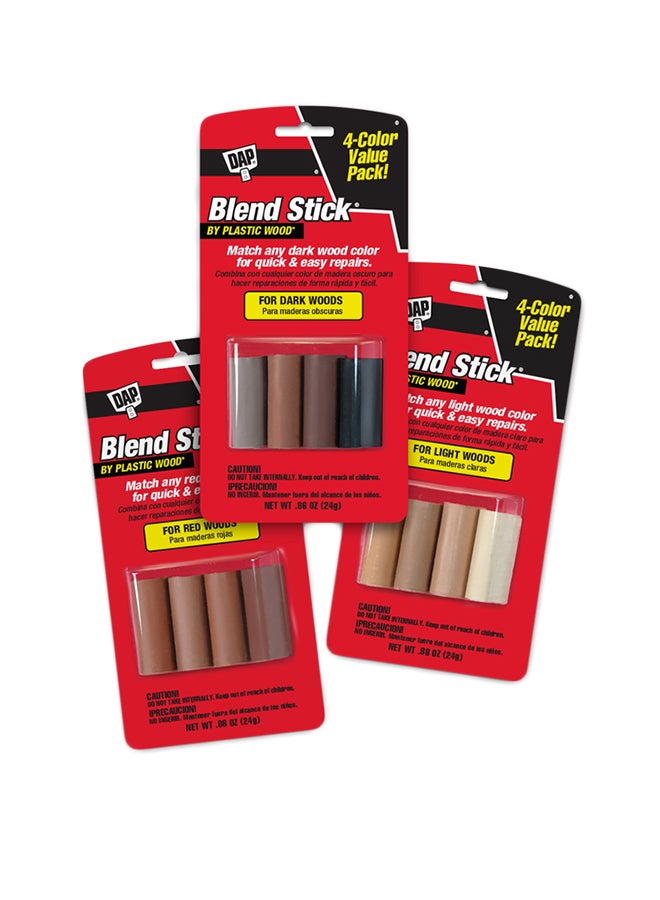 DAP Products Blend Stick Value Pack Light Woods 