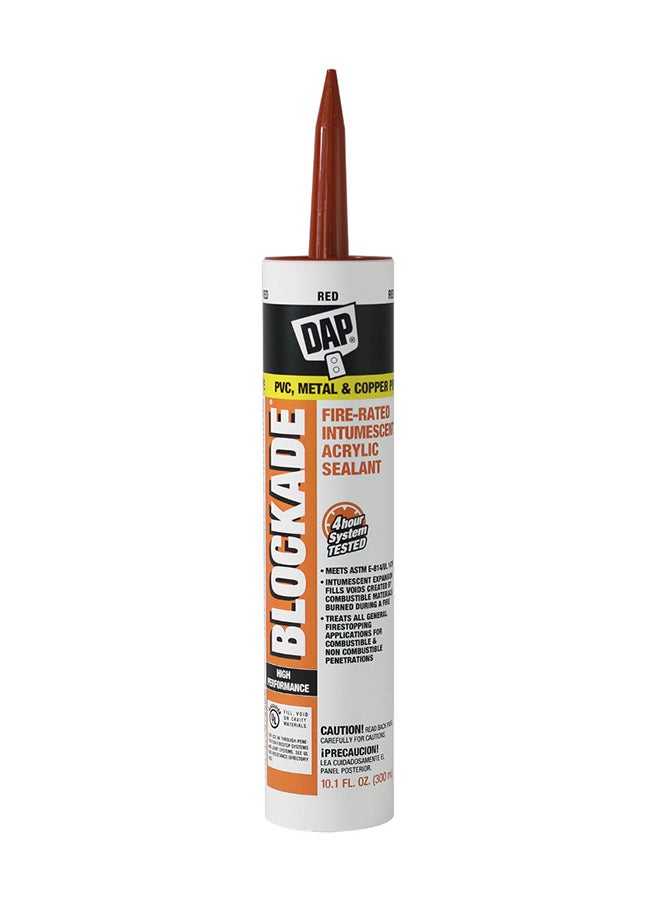 DAP Products Blockade Fire-Rated Sealant Red 