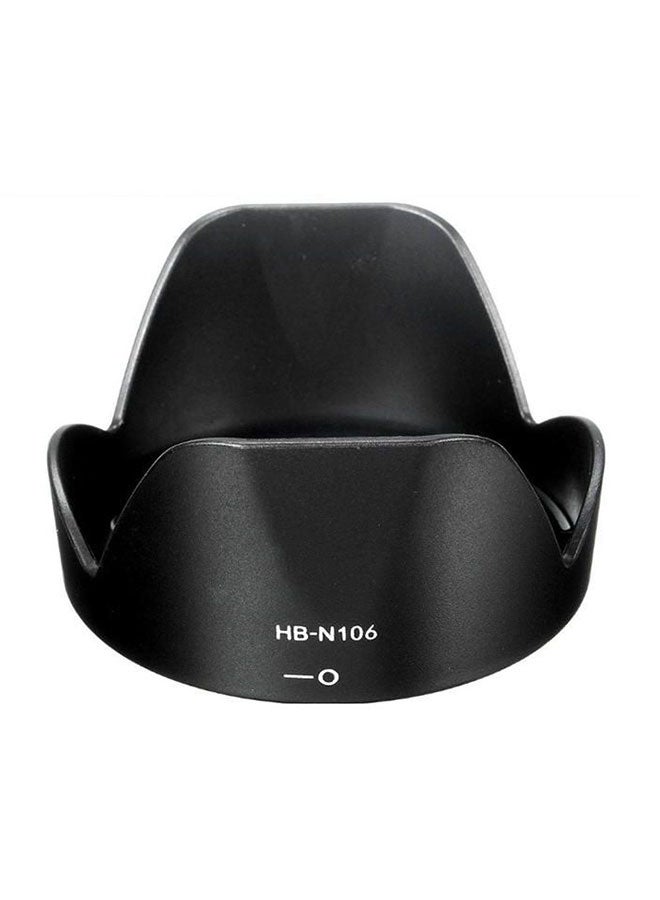 Generic - Bayonet Lens Hood HB-N106 For Nikon Lens Black - Image 1
