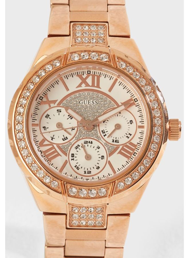 GUESS Women's Viva Analog Watch W0111L3 - 36 mm - Rose Gold  - Image 5