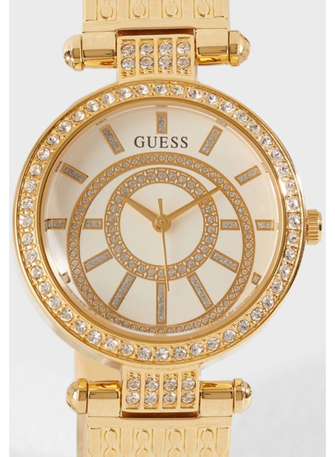 جس ساعة يد ميوز بعقارب طراز W1008L2 women - Image 2