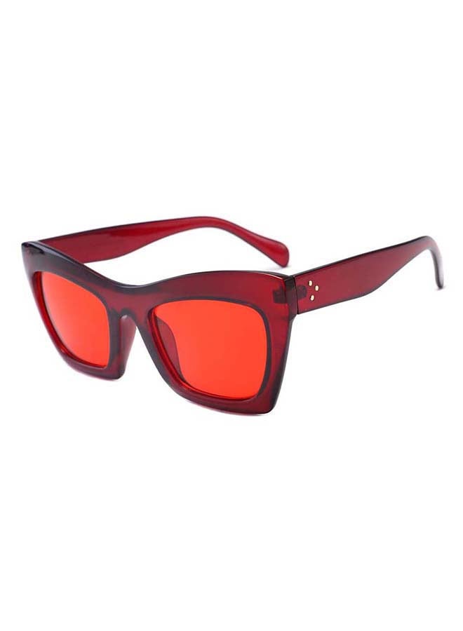 شاربدو نظارة شمسية بإطار على شكل عين القطة وعدسات واقية من الأشعة فوق البنفسجية للنساء - Image 1