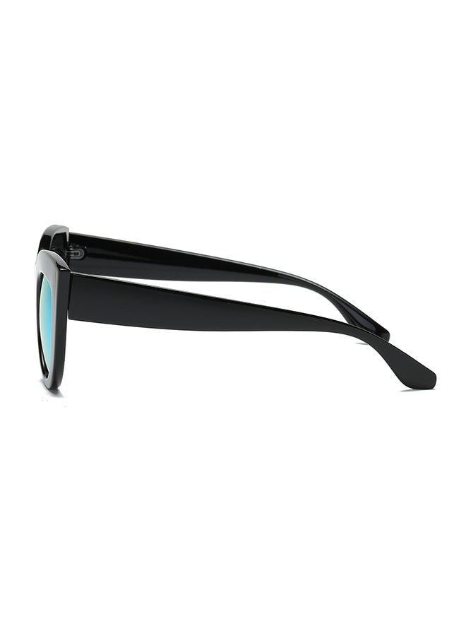 Sharpdo UV Protection Cat-Eye Sunglasses  -black-blue - Image 3