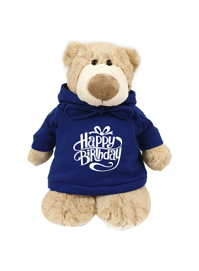 Caravaan - Fabric Hoodie Mascot Bear 28cm - Image 1