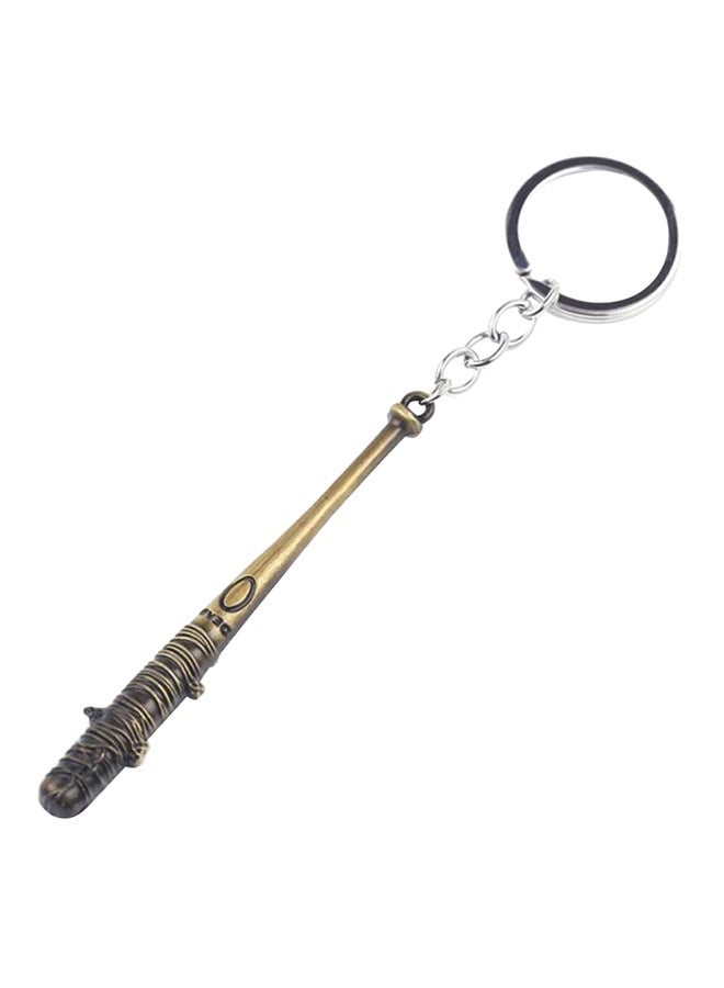 The Walking Dead Baseball Key Chain for Men Gold/Copper