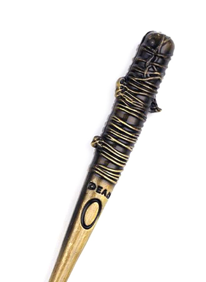 The Walking Dead Baseball Key Chain for Men Gold/Copper