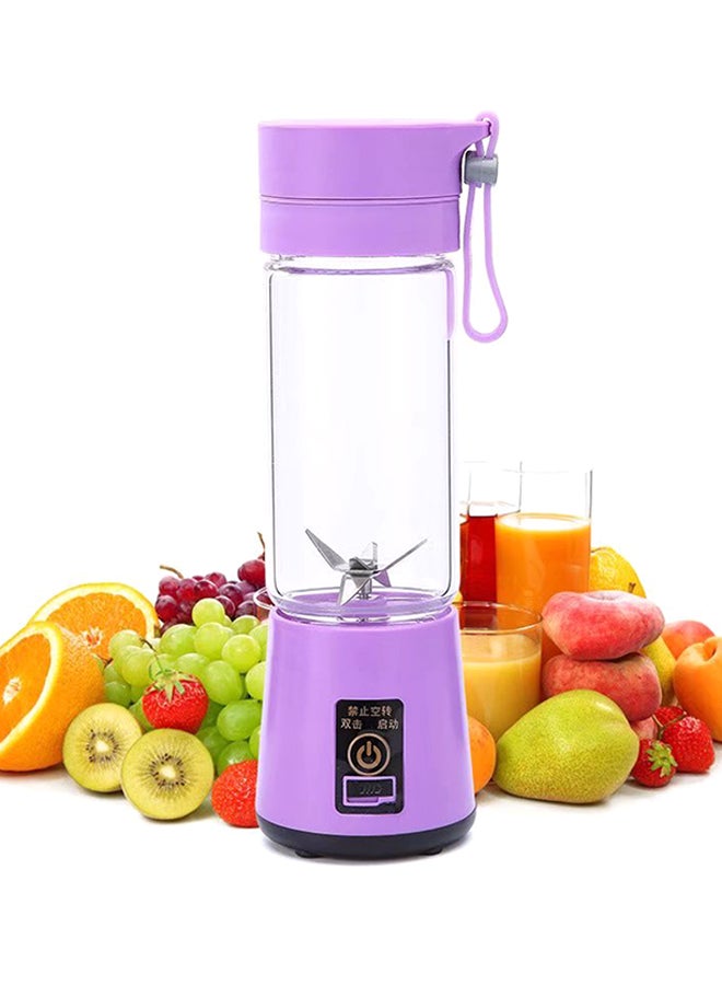 Portable Mini Juicer Six Blades hq10 Purple