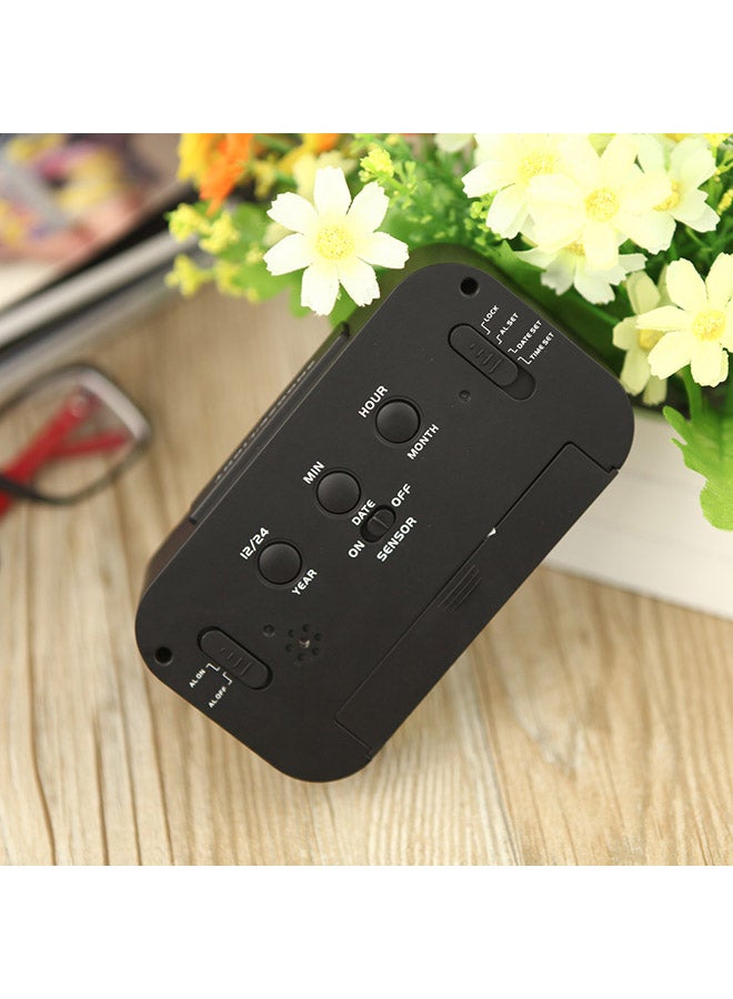 Generic - Anself LED Digital Alarm Clock Black - Image 1