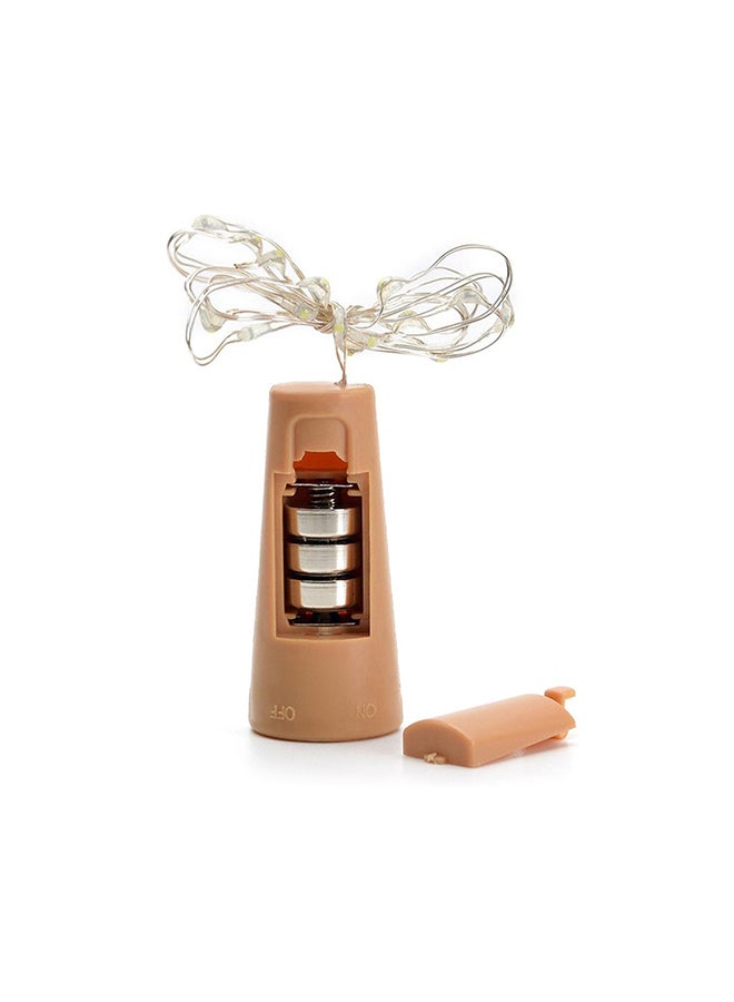 Wine Bottle Cork Lights Sliver Wire String Lights Pink 0.02kg