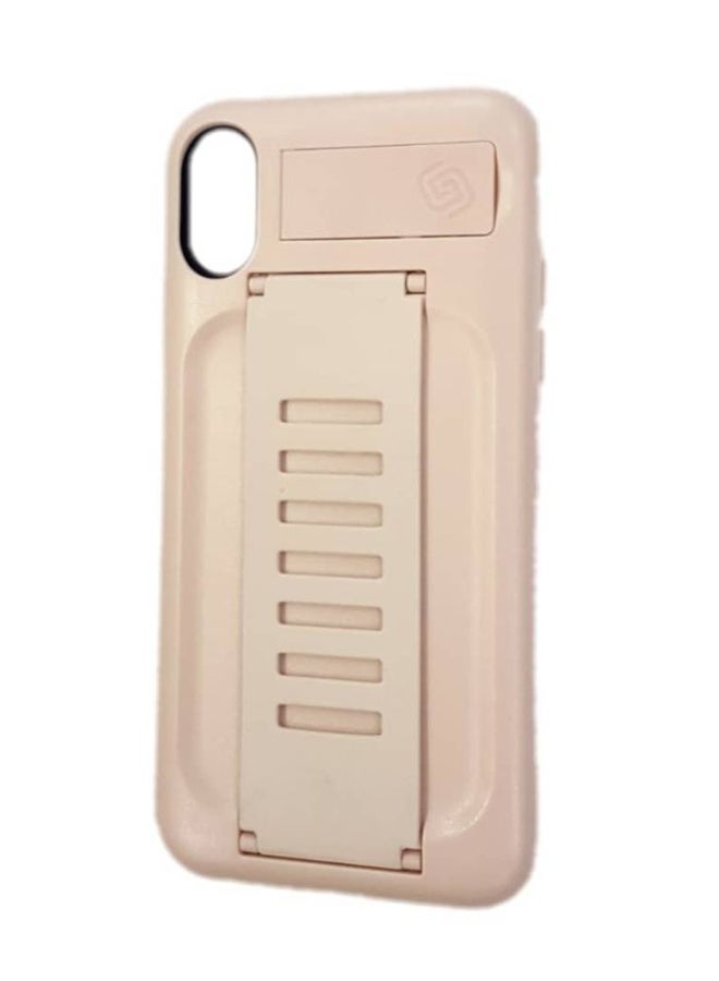 جريب 2 يو طبقة حماية مزدوجة ضد الصدمات والسقوط لهاتف آيفون XS ماكس من أبل الخشب الوردي