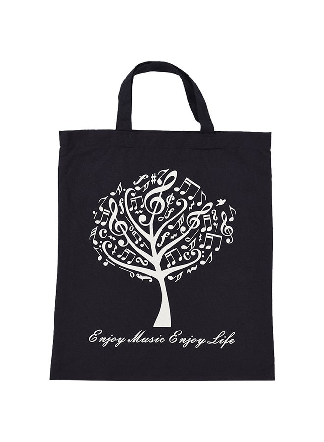 Generic Washable Cotton Handbag Black  - Image 1